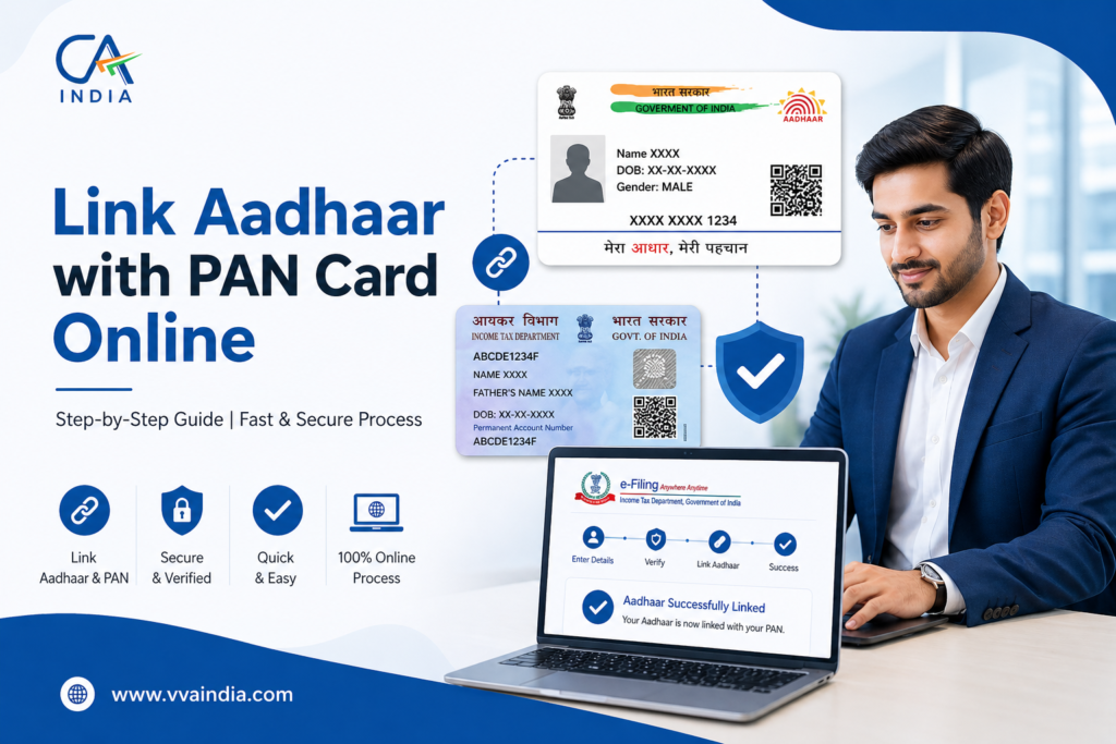 How to Link Aadhaar with PAN Card Online Step-By-Step Guide